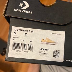 “Raw Ginger” Converse